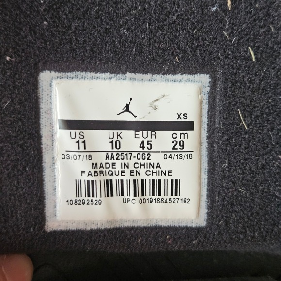 Jordan Hydro 7 Slides Mens 11 Black University Red AA2517-062 Athletic Sandals - Picture 2 of 7